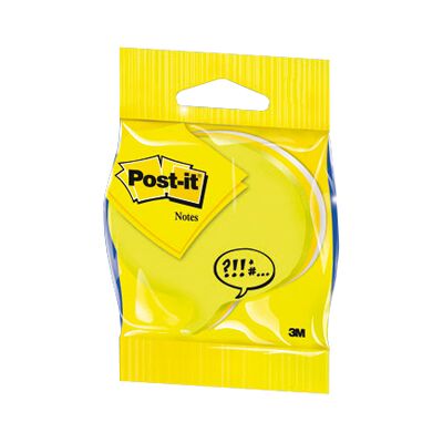 Blister con Post-It Sticky Notes Redondo Neón, Amarillo, Gris Blister con Post-It Sticky Notes Redondo Neón, Amarillo, Gris