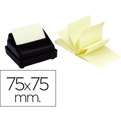 Bloc de notas adhesivas amarillas Q-Connect 75 X 75 mm Bloc de notas adhesivas amarillas Q-Connect 75 X 75 mm