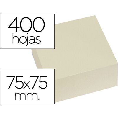 Bloc de notas adhesivas amarillas Q-Connect 76 X 76 mm Bloc de notas adhesivas amarillas Q-Connect 76 X 76 mm