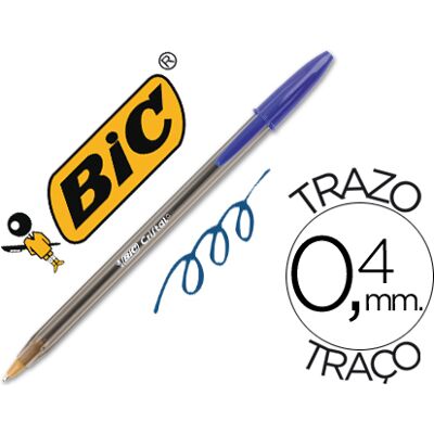 Bolígrafo Cristal Azul - BIC Bolígrafo Cristal Azul - BIC