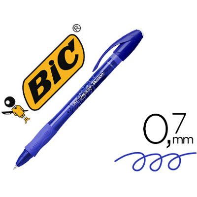 Bolígrafo Bic Gelocity Illusion Borrable Azul Punta 0.7mm Bolígrafo Bic Gelocity Illusion Borrable Azul Punta 0.7mm