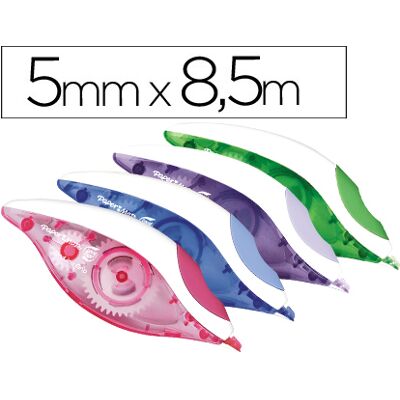 Cinta Correctora Papermate Color 5mmx 8.5 Mt Fantasia Cinta Correctora Papermate Color 5mmx 8.5 Mt Fantasia