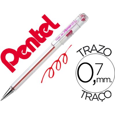 Bolígrafo Pentel Mini Bk77 Rosa 0,7 mm Bolígrafo Pentel Mini Bk77 Rosa 0,7 mm