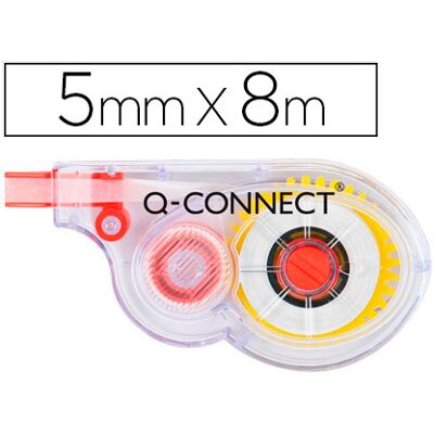 Cinta Correctora Q-Connect Blanca 5 mm X 8 Mts en Blister Cinta Correctora Q-Connect Blanca 5 mm X 8 Mts en Blister
