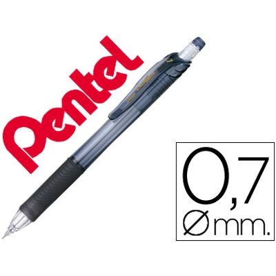 Pentel Energize Portaminas X 0.7 mm - Negro Pentel Energize Portaminas X 0.7 mm - Negro