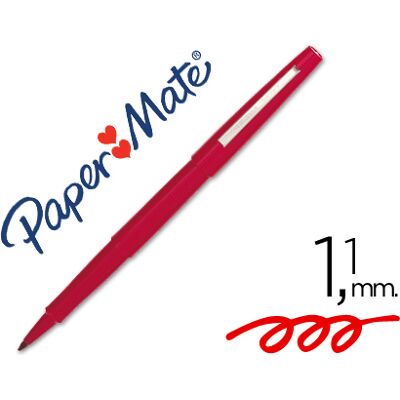 PAPERMATE Paper Mate Flair Nylon 3102-1 Rotulador Rojo PAPERMATE Paper Mate Flair Nylon 3102-1 Rotulador Rojo