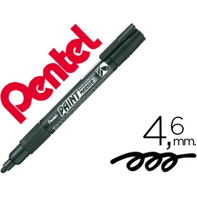 Pentel marcador mmp20 Pintura Cristal y Plastico Negro Pentel marcador mmp20 Pintura Cristal y Plastico Negro