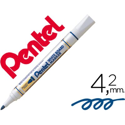Pentel Rotulador Mw85 Pizarras Blancas 4.2 mm Azul Pentel Rotulador Mw85 Pizarras Blancas 4.2 mm Azul