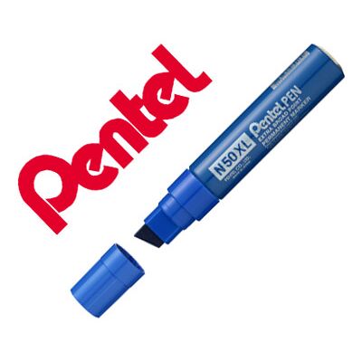 Pentel N50Xl Marcador Permanente Color Azul 1.5/2 mm Pentel N50Xl Marcador Permanente Color Azul 1.5/2 mm