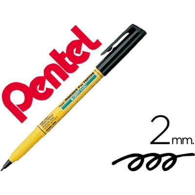 Rotulador Pentel Nm10 (Negro) para Tela Rotulador Pentel Nm10 (Negro) para Tela
