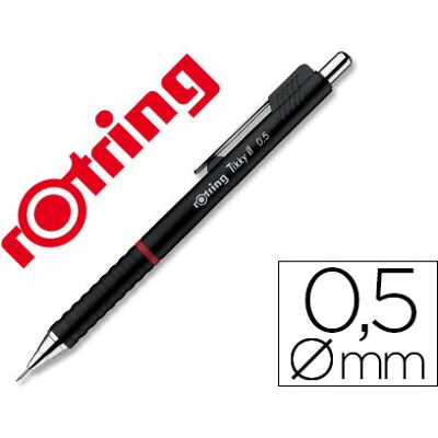 Portaminas Rotring Tikky 0,5 mm Negro Portaminas Rotring Tikky 0,5 mm Negro