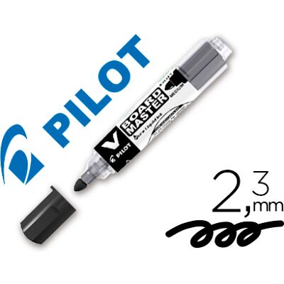 Pilot Board Master Marker para pizarra blanca Tinta líquida negra Trace 2.3mm Pilot Board Master Marker para pizarra blanca Tinta líquida negra Trace 2.3mm