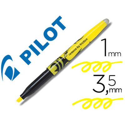 Punta Fibra Borrable Pilot Frixion Light Color Amarillo Punta Fibra Borrable Pilot Frixion Light Color Amarillo