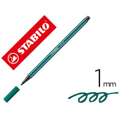 Stabilo Rotulador Acuarelable 68 Azul Verdoso 1 mm Stabilo Rotulador Acuarelable 68 Azul Verdoso 1 mm