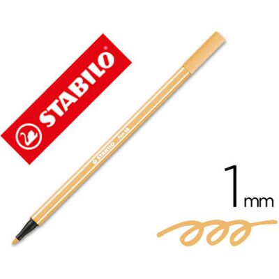 STABILO Pen 68 Ocre Marcador - Marcador STABILO Pen 68 Ocre Marcador - Marcador