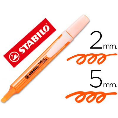 Resaltador STABILO Swing Cool Naranja - Escuela y Oficina Resaltador STABILO Swing Cool Naranja - Escuela y Oficina