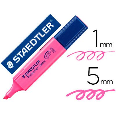 Staedtler Textsurfer Classic 364 Rotulador Rosa Fluorescente Staedtler Textsurfer Classic 364 Rotulador Rosa Fluorescente
