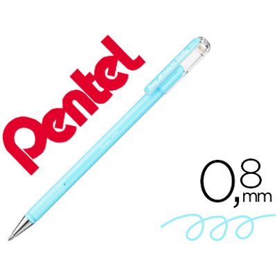 Rodillo Pentel K108 Azul Pastel0.8 mm Rodillo Pentel K108 Azul Pastel0.8 mm