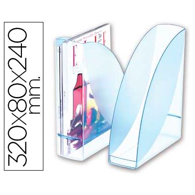 Revistero Cep Confort Azul Hielo Plastico Celeste Transparente Revistero Cep Confort Azul Hielo Plastico Celeste Transparente