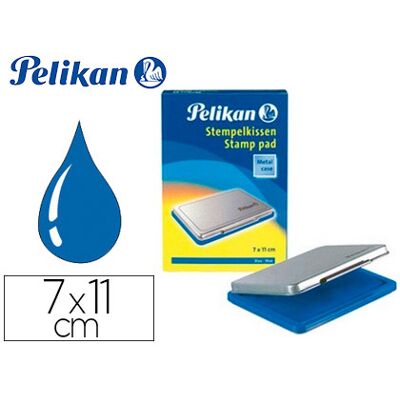 Cojín para Sello Pelikan Nº 2, 7 X 11 cm Azul Cojín para Sello Pelikan Nº 2, 7 X 11 cm Azul
