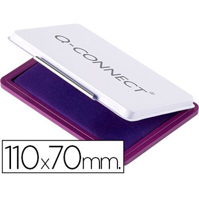 Cojín para Sello Q-Connect 110X70 mm Violeta Cojín para Sello Q-Connect 110X70 mm Violeta