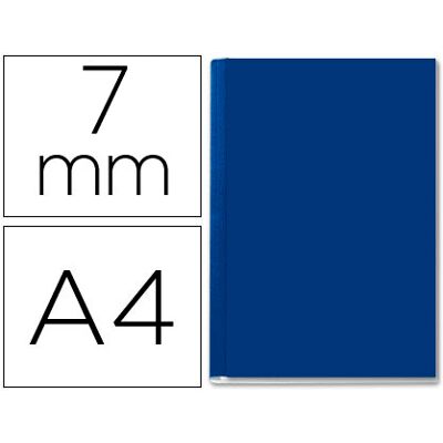 Tapa de encuadernación Leitz Lomo rígido opaco 7 mm Azul 36 a 70 hojas Tapa de encuadernación Leitz Lomo rígido opaco 7 mm Azul 36 a 70 hojas