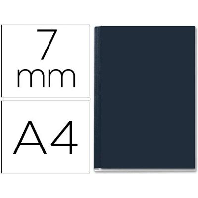 Tapa de encuadernación rígida opaca Leitz 7 mm Negro Carpeta de 36 a 70 hojas Tapa de encuadernación rígida opaca Leitz 7 mm Negro Carpeta de 36 a 70 hojas