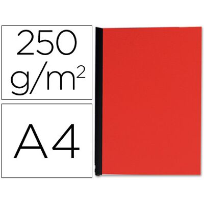 Q-Connect Tapa Encuadernación Cartón Din A4 Rojo Imitación Piel 250 Gr (100 Uds) Q-Connect Tapa Encuadernación Cartón Din A4 Rojo Imitación Piel 250 Gr (100 Uds)
