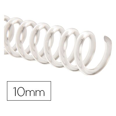 Espiral Q-Connect Plástico transparente 32 5:1 10 mm 1,8 mm Espiral Q-Connect Plástico transparente 32 5:1 10 mm 1,8 mm