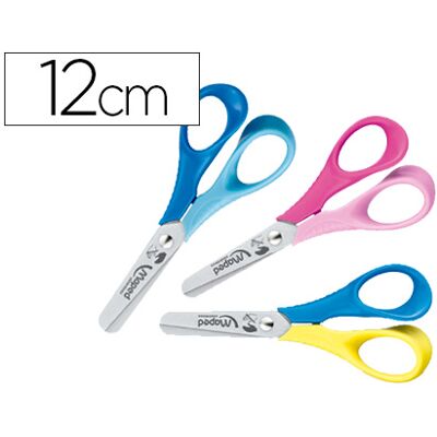Tijera Escolar Maped para Manos Zurdas 12cm Tijera Escolar Maped para Manos Zurdas 12cm