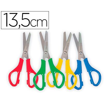 LIDERPAPEL Tijera Escolar para Zurdos 13,5 cm LIDERPAPEL Tijera Escolar para Zurdos 13,5 cm