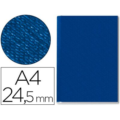Leitz Channel Tapa dura Encuadernación lomo azul 24,5 mm Capacidad 245 hojas Leitz Channel Tapa dura Encuadernación lomo azul 24,5 mm Capacidad 245 hojas