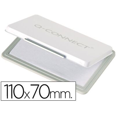Cojín para Sello Q-Connect Nº2 Neutro 110X70mm Cojín para Sello Q-Connect Nº2 Neutro 110X70mm
