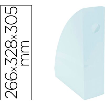 Revistero Exacompta Aquarel Mag-Cube Azul Pastel - EXACOMPTA Revistero Exacompta Aquarel Mag-Cube Azul Pastel - EXACOMPTA