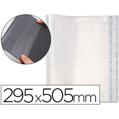 Bolsas Protectoras Para Encuadernación Adhesiva En Polipropileno Transparente 290X505Mm - SADIPAL Bolsas Protectoras Para Encuadernación Adhesiva En Polipropileno Transparente 290X505Mm - SADIPAL