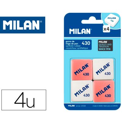 Milan 430 Blister Goma 4 Unidades - MILAN Milan 430 Blister Goma 4 Unidades - MILAN