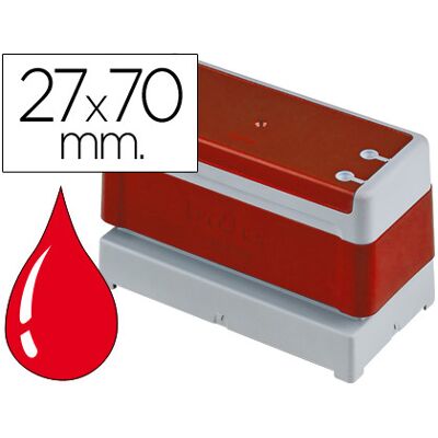 Sello Automático Brother 27 Mm X 70 Mm Rojo Sello Automático Brother 27 Mm X 70 Mm Rojo