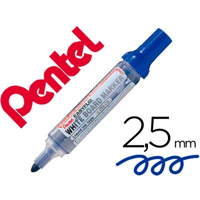 Rotulador para Pizarra Recargable Easyflo Color Azul - PENTEL Rotulador para Pizarra Recargable Easyflo Color Azul - PENTEL
