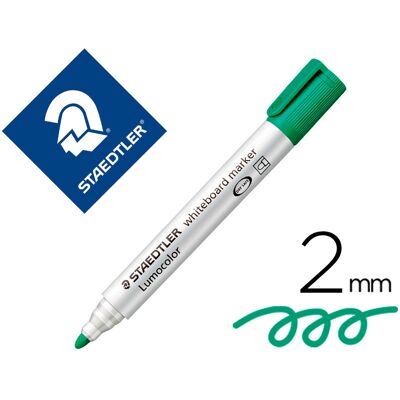 Lumocolor 351 Rotulador Para Pizarra Blanca Punta Redonda 2 Mm Color Verde Claro - STAEDTLER Lumocolor 351 Rotulador Para Pizarra Blanca Punta Redonda 2 Mm Color Verde Claro - STAEDTLER
