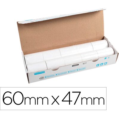 Rollo Calculadora Térmica 60 Mm X 47 Mm 55 G/M2 - EXACOMPTA Rollo Calculadora Térmica 60 Mm X 47 Mm 55 G/M2 - EXACOMPTA