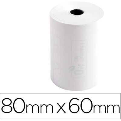 Rollo Calculadora Térmica 80 Mm X 60 Mm 48 G/M2 - EXACOMPTA Rollo Calculadora Térmica 80 Mm X 60 Mm 48 G/M2 - EXACOMPTA