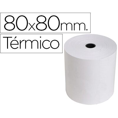 Rollo Calculadora Térmica 80 Mm X 80 Mm 55 G/M2 - EXACOMPTA Rollo Calculadora Térmica 80 Mm X 80 Mm 55 G/M2 - EXACOMPTA