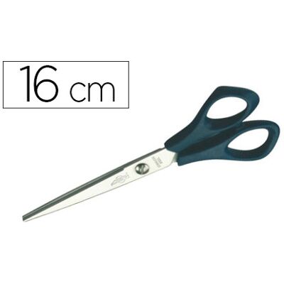 Tijeras De Oficina En Acero Inoxidable Blister Ergonómica 16 Cm - FAIBO Tijeras De Oficina En Acero Inoxidable Blister Ergonómica 16 Cm - FAIBO