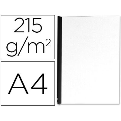 Q-Connect Tapa Encuadernación Cartón Din A4 Blanco Brillo 215 Gr (100 Uds) Q-Connect Tapa Encuadernación Cartón Din A4 Blanco Brillo 215 Gr (100 Uds)