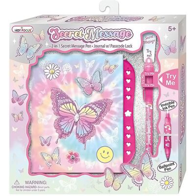 Butterfly Diario Mensaje Secreto - HOTFOCUS Butterfly Diario Mensaje Secreto - HOTFOCUS