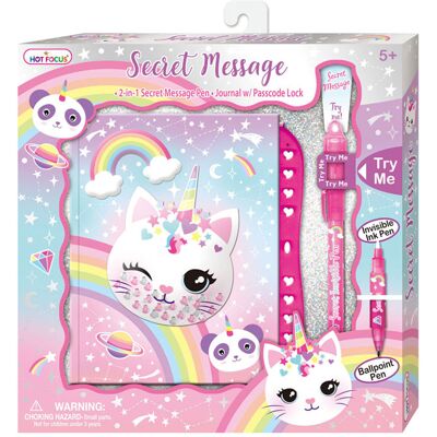 Caticorn Diario Mensaje Secreto - HOTFOCUS Caticorn Diario Mensaje Secreto - HOTFOCUS