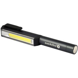 Gambiarra Linterna LED COB 3W 200Lm Compacta Giratoria 180º Aluminio c/ Imán - everActive Gambiarra Linterna LED COB 3W 200Lm Compacta Giratoria 180º Aluminio c/ Imán - everActive
