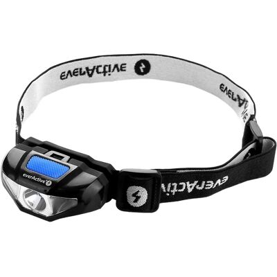 everActive HL-120 DOT - Linterna frontal - LED 3W, 120lm, Ajustable, IPX4 everActive HL-120 DOT - Linterna frontal - LED 3W, 120lm, Ajustable, IPX4