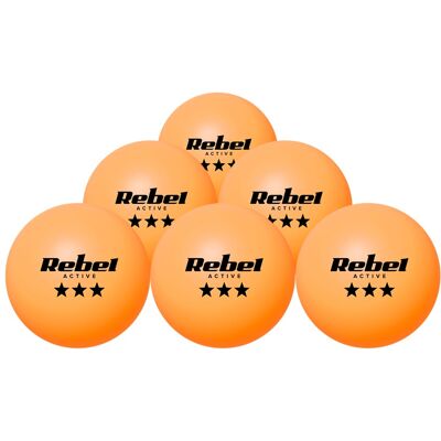 Pelota de Ping-Pong (6 Piezas) - REBEL ACTIVE Pelota de Ping-Pong (6 Piezas) - REBEL ACTIVE