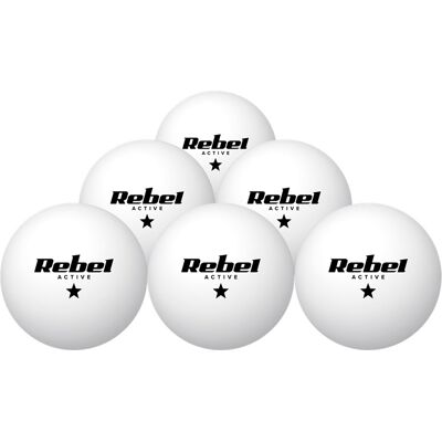 Pelota de Ping-Pong (6 Piezas) - REBEL ACTIVE Pelota de Ping-Pong (6 Piezas) - REBEL ACTIVE